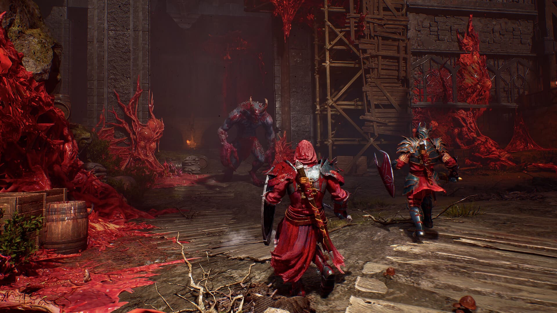 Official Crimson Moon game scene in the fallen city of Gildenarch